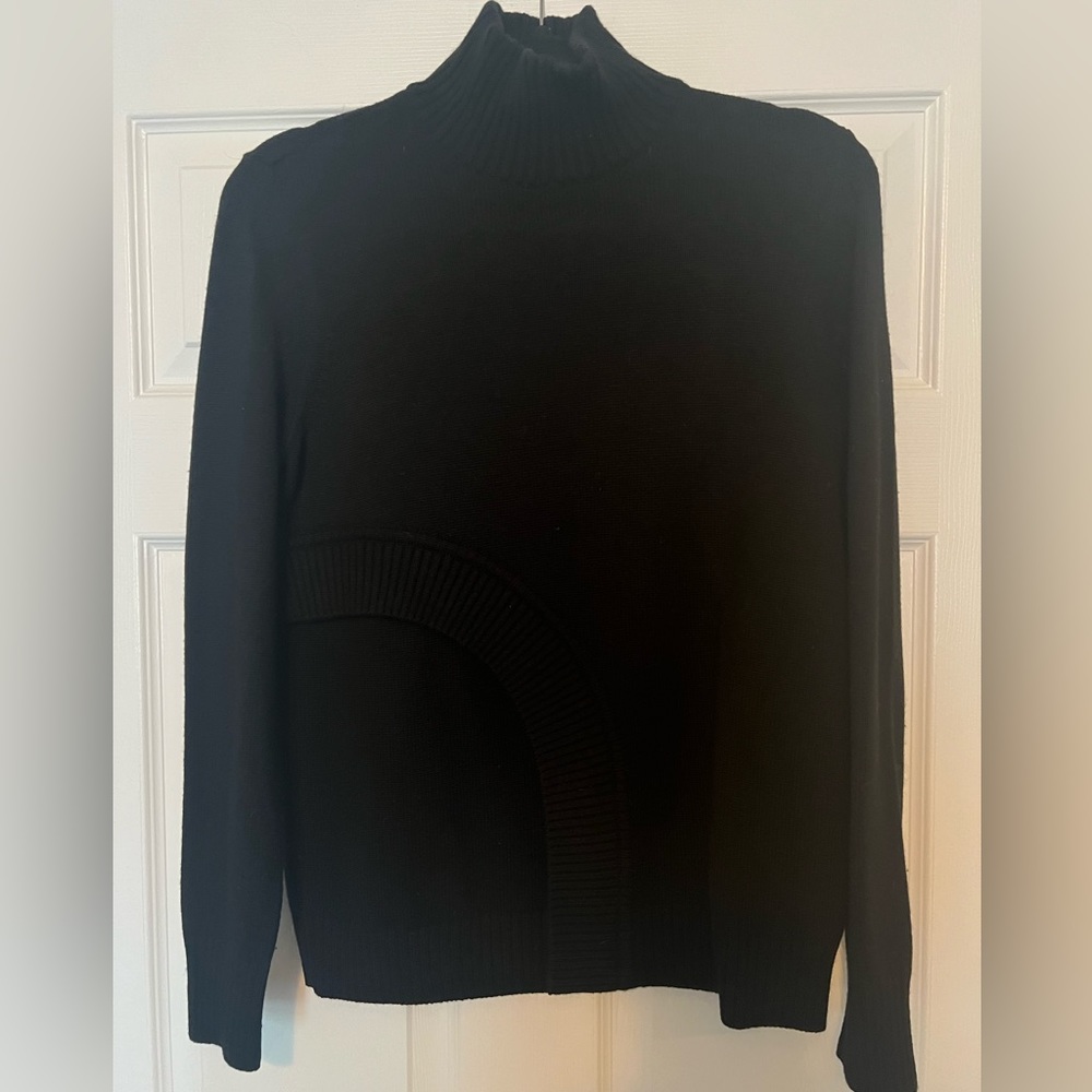 Givenchy cashmere wool mock turtleneck sweater sz M